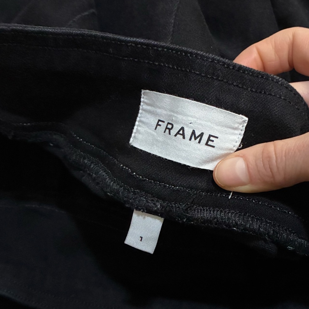 Frame Jet Set Wide Leg Jeans - Picture 8 of 10